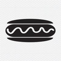 worst hotdog pictogram vector