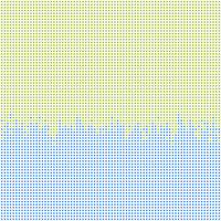 Abstracte pixel groenachtig blauwe kleur van de vierkante achtergrond van de het patroondecoratie van de technologiekunst. U kunt gebruiken voor trendy print, papier, omslagontwerp. vector