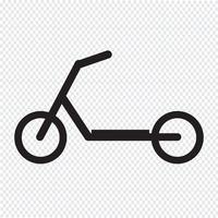 scooter kinderen pictogram vector