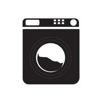 wasmachine pictogram vector. elektrische apparaten pictogram lijnstijl vector