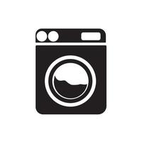 wasmachine pictogram vector. elektrische apparaten pictogram lijnstijl vector