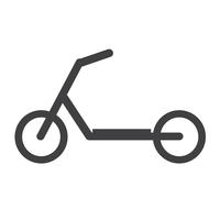 scooter kinderen pictogram vector