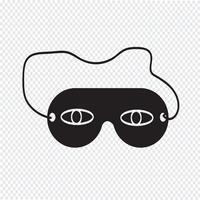slaap oogmasker pictogram vector