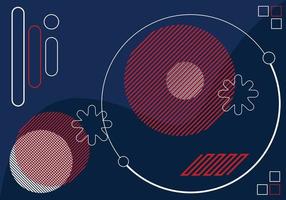 platte abstracte achtergrond met lijnelement vector