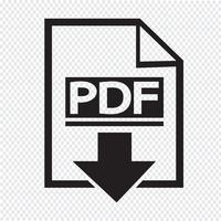 PDF pictogram symbool teken vector