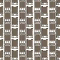 Patroon achtergrond Mobiele telefoonpictogram vector