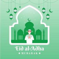 eid mubarak illustratie vector