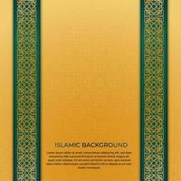 islamitische achtergrond vectorillustratie vector