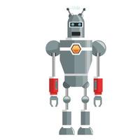 leuke chatbot-cartoon, gespreksrobot vector