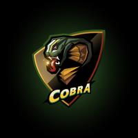 cobra hoofd embleem vector