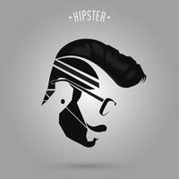 hipster kapsel vector