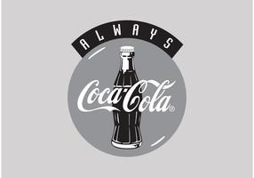 Coca-Cola Zwart-wit Logo vector