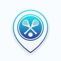 lacrosse-pictogram op mark vector