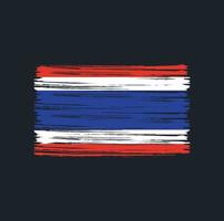 vlagborstel van thailand vector