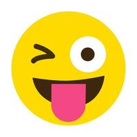 geel gezicht emoji smiley emoticon icoon vector