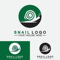 slak logo creatief modern design inspiratie vector