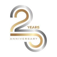 Sjabloon voor 20-jarig jubileumviering-logo vector