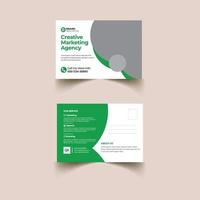 zakelijke professionele zakelijke briefkaart ontwerpsjabloon. zakelijke briefkaart vector ontwerpsjabloon voor het openen van uitnodigingskaart ontwerp, eddm briefkaartsjabloon, uitnodiging ontwerp