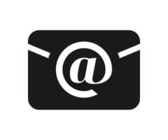 e-mailpictogram van eenvoudige platte stijl vector