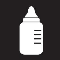 baby melk fles pictogram vector