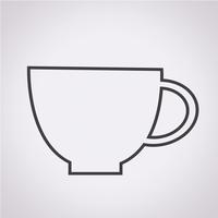 Cup pictogram symbool teken vector