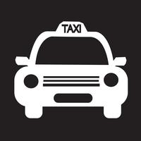 Taxi auto pictogram vector