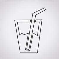 Frisdrank pictogram vector