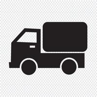 Auto vrachtwagen pictogram vector