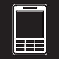 Mobiele telefoon pictogram vector