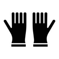 handschoenen glyph icon vector