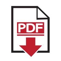 PDF pictogram symbool teken vector