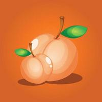 peer fruit gratis vector