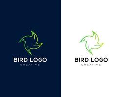 vogel pictogram logo ontwerpsjabloon vector