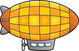 zeppelin gekleurde cartoon clipart illustratie vector