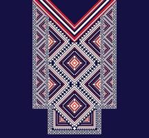 halsborduurwerk etnisch, geometrisch, tribal, oosters, traditioneel, kettingontwerp voor modevrouwen! vector