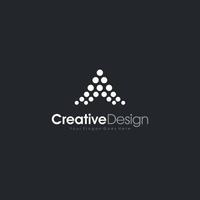 logo ontwerp brief een abstracte logo sjabloon ontwerp vector, embleem, ontwerpconcept, creatief symbool ontwerp vectorelement voor identiteit, logo of pictogram vector