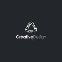 abstracte logo sjabloonontwerp vector, embleem, ontwerpconcept, creatief symbool ontwerp vectorelement voor identiteit, logo of pictogram vector