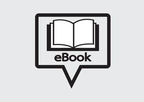 E-boek lezer en e-lezer pictogrammen instellen vector