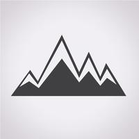 bergen pictogram symbool teken vector