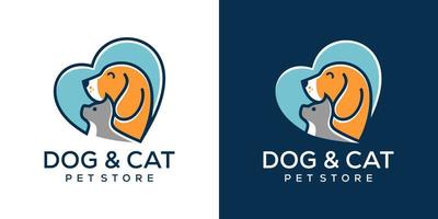 dier huisdier logo ontwerp vector sjabloon en kaart