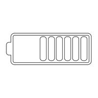 Batterij symboolpictogram vector