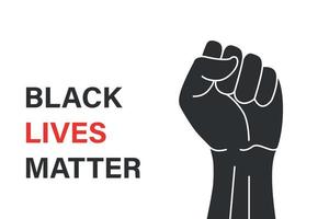 Black Lives Matter-bannerontwerpsjabloon voor uw ontwerp vector