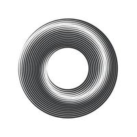 abstract gestippeld halftone cirkelpatroon. vector illustratie