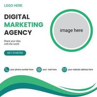 verkoop webbanner digitaal marketingbureau creatieve verkoop vector