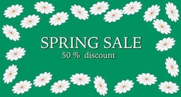 lente verkoop concept banner vectorillustratie vector