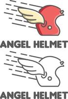 biker hoek logo vector