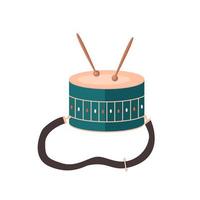 muzikale kinderen instrument drum vector