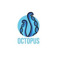 octopus zeemonster logo afbeelding vector