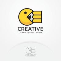 eet creativiteit logo ontwerp vector