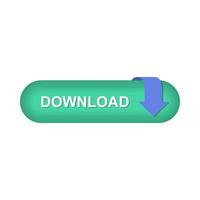 downloadknop in platte stijl vector